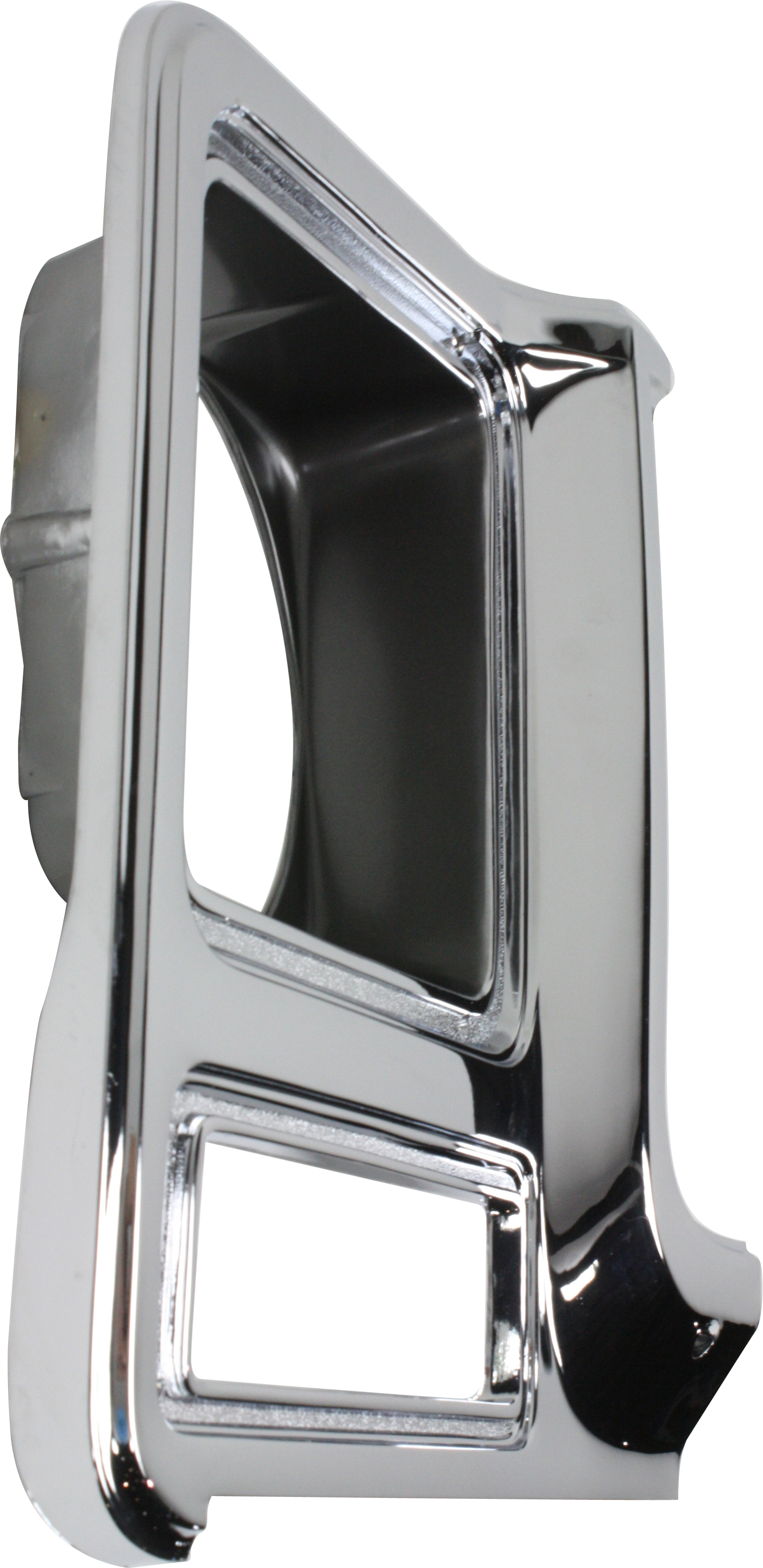 Replacement 6733 Headlight Door Compatible For 1979-1980 GMC Jimmy Chevrolet C10 Right Passenger Chrome and painted-dark argent