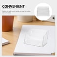 thumbnail image 3 of DEEPCRAFF 4-Pack Clear Acrylic Business Card Holder Stand for Office Desk Display and Storage Organizer, 3 of 8