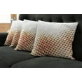 thumbnail image 2 of Ambesonne Abstract Throw Pillow Cover 4 Pack, Colorful Halftone Effect, 18", White and Fuchsia, 2 of 6