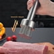 thumbnail image 4 of Bearachild Insertar aguja para carne con resorte incorporado Fácil limpieza Acero inoxidable duradero Resistente y duradero Cocina y Comedor, 4 of 6