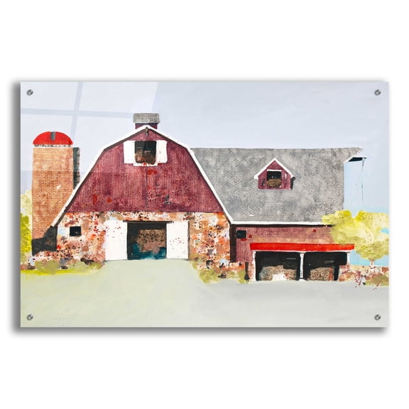 Epic Art 'Barn No. 2' by Anthony Grant, Acrylic Glass Wall Art, 36"x24"