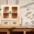 thumbnail image 1 of HEANUJJ Desk Storage Organizer Beige Wood Rectangular Organization 1Set for Classroom, 1 of 8