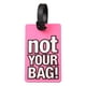 thumbnail image 1 of RKSTN a Listing English Letters PVC Soft Rubber Luggage Tag Fashionable Tag Backpack Bag Tag, 1 of 1