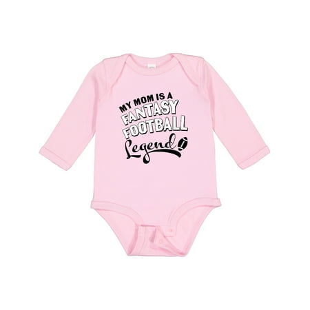 

Inktastic My Mom is a Fantasy Football Legend Boys or Girls Long Sleeve Baby Bodysuit