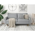 thumbnail image 3 of Kingway Furniture Ashton Linen Living Room Sofa in Ligh Gray, 3 of 4