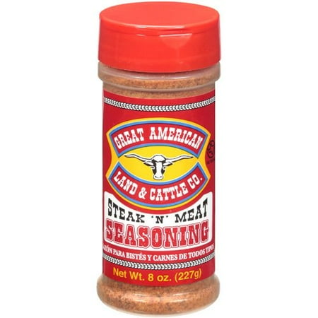 Great American Land & Cattle Co. Steak 'n' Meat Seasoning, 8 oz