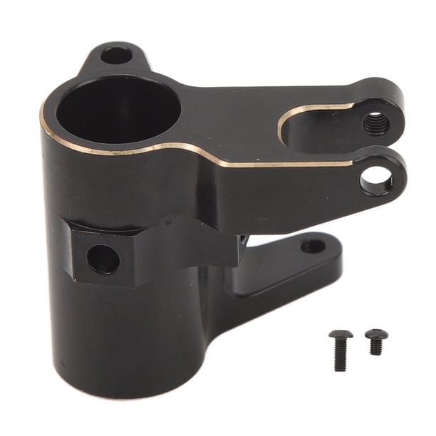 Soporte de enlace de eje delantero de latón para chasis Axial SCX10 Pro 1/10 RC Crawler AXI03028, negro y dorado