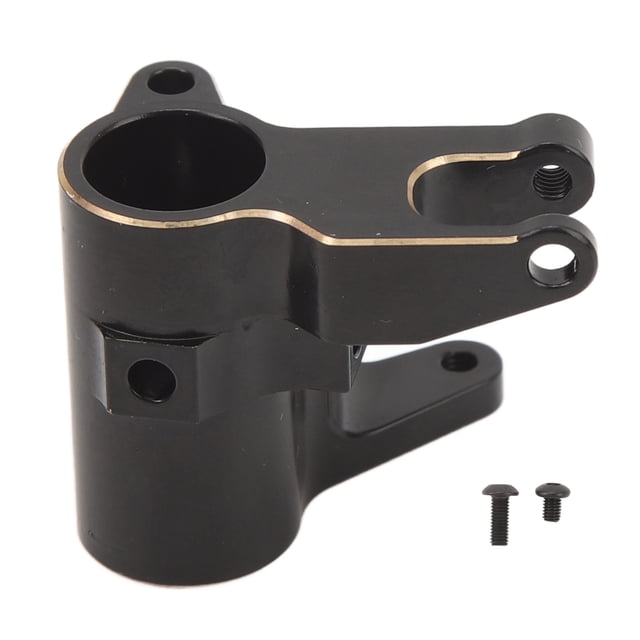 Soporte de enlace de eje delantero de latón para Axial SCX10 Pro 1/10 RC Crawler AXI03028, marco negro dorado