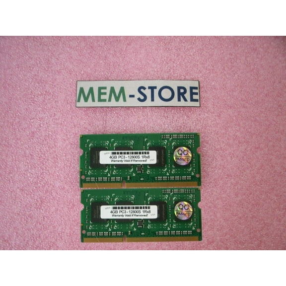 8GB (2x4GB) DDR3 1600MHz SODIMM Crucial CT2K51264BF160B Equivalent Laptop Memory (3rd Party)
