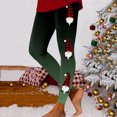 thumbnail image 2 of NIEWTR Womens Funny Printed Christmas Leggings Santa Claus Snowman Deer Holiday High Waist Slim Fit Xmas Tights Pants(S,AG), 2 of 5