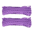 thumbnail image 4 of 2Pcs Wavy Ribbon Decoration S Curved Polyester Purple Gift Packaging DIY Sewing Craft 8mm, 4 of 10
