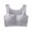 Gray, variant on Sngxgn Women Strappy Sports Bra Yoga Bras Padded Backless Medium Support Tops(Black,S)