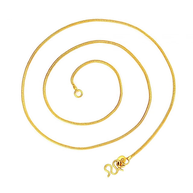 Collar Salvador de serpiente gargantilla para mujer joyería de moda cadena minimalista 45 cm