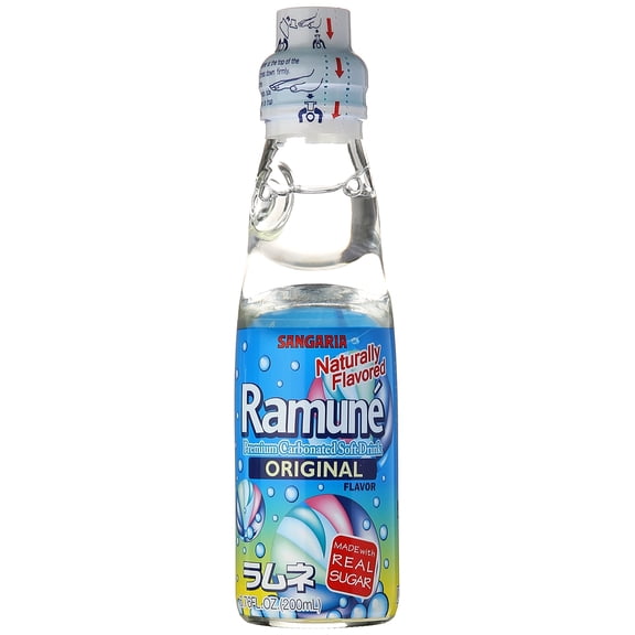 Sangaria - Ramune Soda Original Flavor - 6.76 Fo, Case of 18