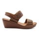 thumbnail image 2 of Sandalias con plataforma Exterior Piel vegana Color Café Para Mujer De RBCOLLECTION, 2 of 3