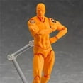 thumbnail image 3 of Tholdsy Muñeca Kun hecha a mano con articulaciones móviles, elección de regalo, juguetes cognitivos científicos para niños, estilo único pinturas mujer naranja, 3 of 6