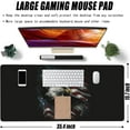 thumbnail image 2 of Desk Mat, USA Flag and Bald Eagle Extended Large Gaming Mouse Pad for Desk XXL, Non-Slip Rubber Base Stitched Edges Long Computer Keyboard Desk Pad Mouse Mat for Home Office Gaming 35.4"X15.7", 2 of 6