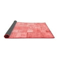 thumbnail image 2 of Ahgly Company Indoor Rectangle Patchwork Red Transitional Area Rugs, 2' x 4', 2 of 4