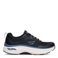 thumbnail image 3 of Zapatos Skechers Max Cushioning Arch Fit para hombre, color azul marino/naranja, 10 unidades de ancho, 3 of 8