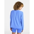 thumbnail image 4 of Athletic Works Women's ButterCore Tee with Long Sleeves, Sizes XS-XXXL, 4 of 7