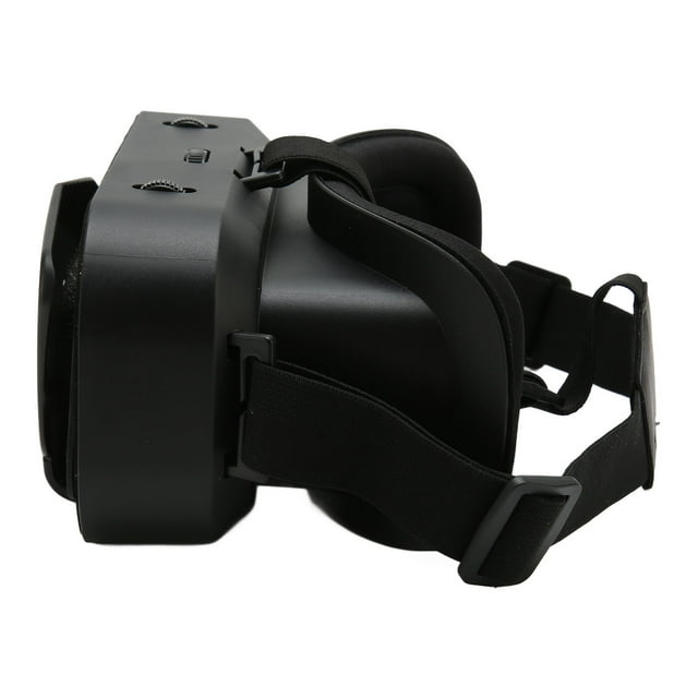 3D VR Glasses, Support Myopia 90 Degree View Black 3D VR Virtual Reality Headset for Mobile Phone