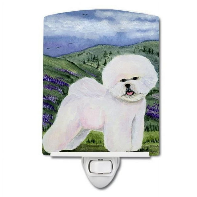 Carolines Treasures SS8025CNL Bichon Frise Ceramic Night Light, 6x4x3, Multicolor