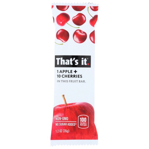 That'S It Fruit Bar Apple And Cherry, 1.2 Oz