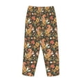 thumbnail image 5 of Haiem Squirrel Mushroom Yellow Flower Women's Pajama Pants Ultra Lightweight Pjs Bottoms Sleepwear Bottom Pants With Pocket Drawstring-XX-Large, 5 of 7