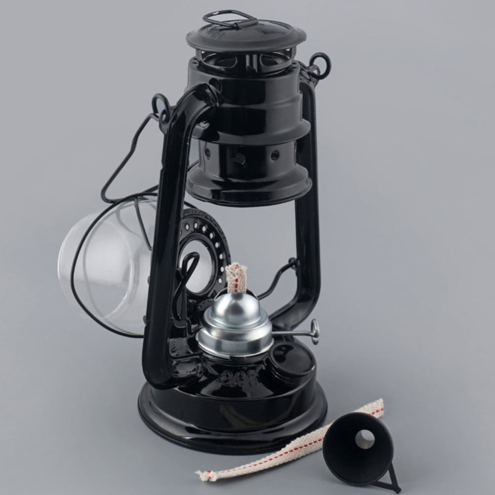 Oil Burning Lantern, Hurricane Lantern Farmer Lantern Vintage Hurricane Lantern Oil Lamp Indoor Outdoor Lantern for Hanging or Tabletop