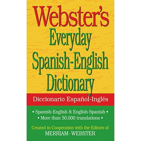Webster's Everyday Spanish-English Dictionary (Best English To Tamil Dictionary)