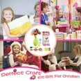 thumbnail image 2 of DEBGFS Flower Craft Kit for Kids - Make Your Own Flower Bouquet with Buttons and Felt Flowers, Vase Art Toy & Craft Project for Children, DIY Activity Gift for Boys & Girls Age 4 5 6 7 8 9 Year Old, 2 of 7