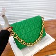 thumbnail image 4 of Bolso de hombro para mujer, versátil, con cadena debajo del brazo, de cuero suave, acolchado, para fiestas, para mujeres que viajan diariamente, de alta calidad, Y2k Crossbody, 4 of 5