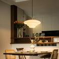 thumbnail image 6 of LittleGlovo Mid Century Art Milk White Glass Pendant Light, 6 of 21