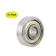 625ZZ 16 x 5mm Carbon Steel Groove Radial Ball Bearings Silver 10Pcs