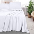 thumbnail image 2 of Sábana plana Utopia Bedding King, paquete de 24 unidades, microfibra suave, color blanco, 2 of 7