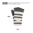 thumbnail image 2 of Winter Gloves Fingerless Convertible Mittens Thermal Polar Fleece Insulated Lining Windproof Warm for Men Women Black,black,black，G84367, 2 of 6