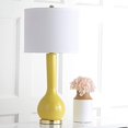 thumbnail image 4 of Safavieh Mae Long Neck Ceramic Table Lamp in Mustard Yellow (Set of 2), 4 of 5
