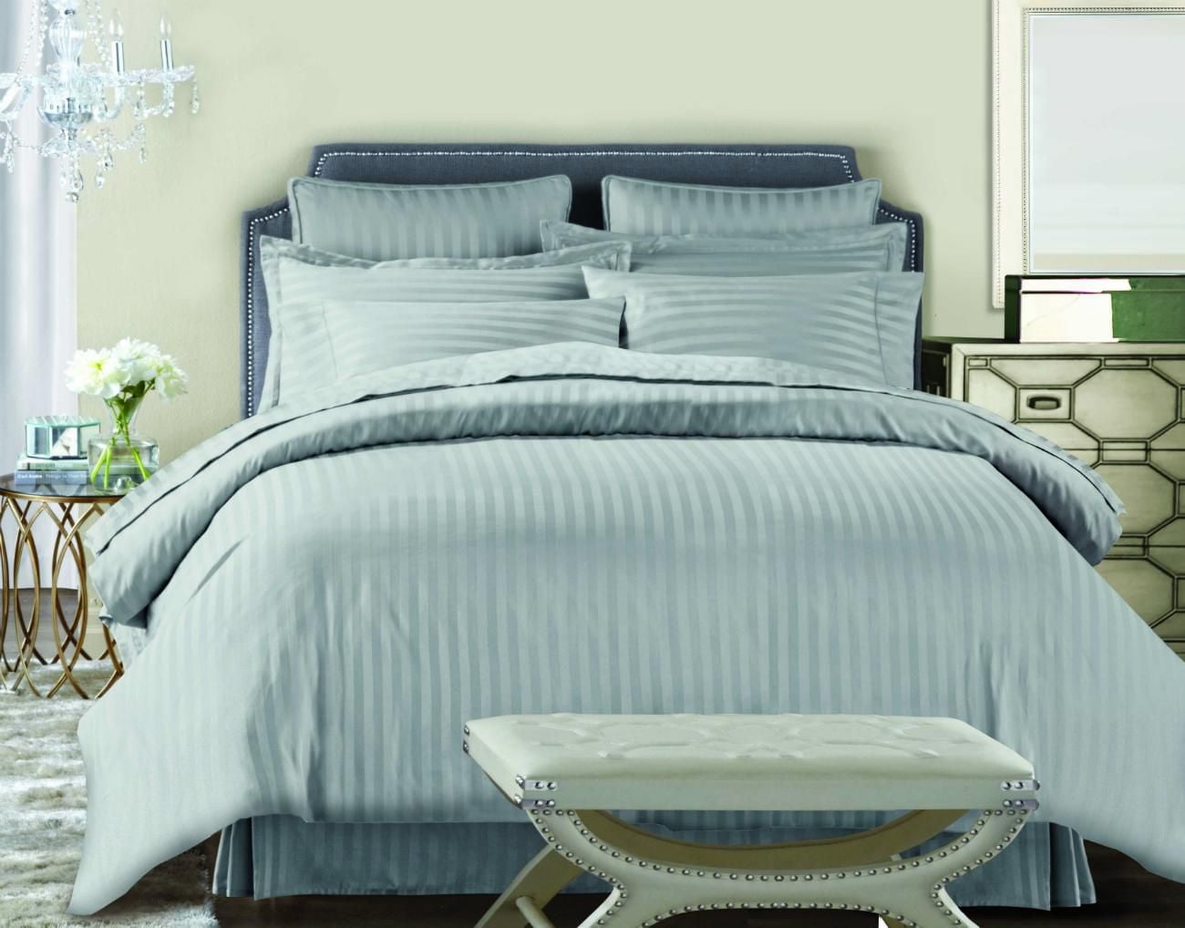 HS Blue D/Q Comforter Set