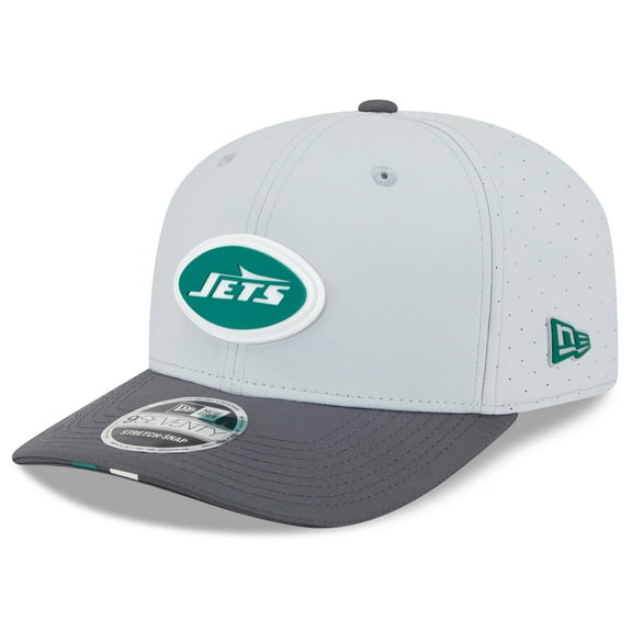 Men's New Era  Gray/Graphite New York Jets 2025 NFL Training Camp 9SEVENTY Adjustable Hat