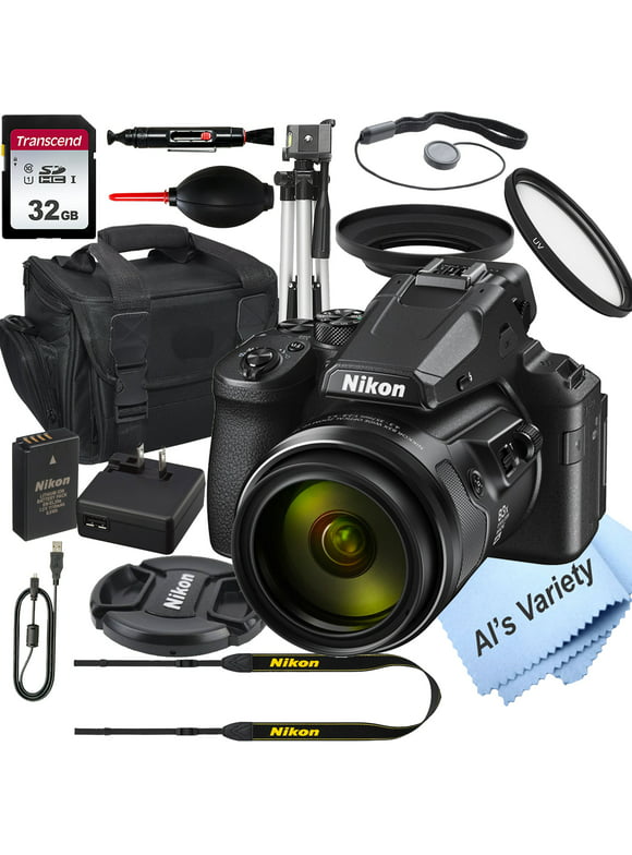Nikon COOLPIX P950 Digital Camera+ 32GB Card, Tripod, Case, and More (17pc Bundle)