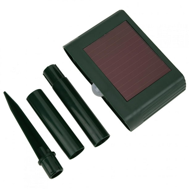 Repelente de animales Jadeshay infrarrojo ultrasónico solar impermeable para exteriores