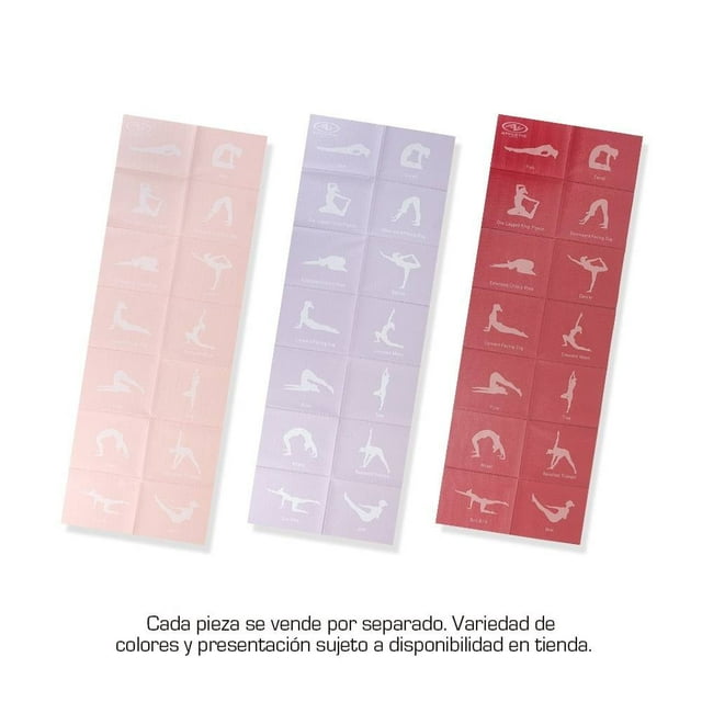 Tapete Yoga Foldeable Athletic Works CL7529 Varios Colores 1 Pieza