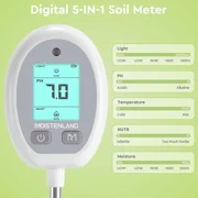 5-in-1 Soil Moisture Meter Digital PH Meter/Light/Moisture/Temperature/Nutrient