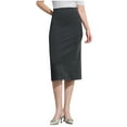 thumbnail image 2 of ZQUUVOU Women's Stretch Pencil Skirt Business Casual High Waist Comfortable Bodycon Summer Midi Skirt Office Gray, 2 of 5