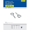 thumbnail image 2 of Juego Armellas Acero SURTEK 150 Pzas Gancho Cerrado 32X9X3MM AC1850, 2 of 3