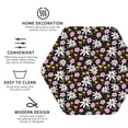 thumbnail image 3 of Kdxio Daisies Flowers Funny Coasters,4 Pcs Leather Coasters,Housewarming Gifts,Protect Furniture from Water Marks Scratch and Damage, 3 of 8