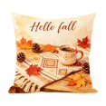 thumbnail image 2 of Fall Maple Leaf Print Decorative Throw Pillow Cover, Autumn Theme Cushion Case for Couch, Sofa, and Bedroom Decor, Seasonal Home Textiles, 1Pack A, 2 of 6