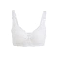thumbnail image 1 of SOSTENES CHIC para Mujeres Copas Completas Transpirables Confort Encaje Floral Cobertura Completa Sin Almohadillas Con Aros 42/95 Ajuste 40B/C Blanco, 1 of 5