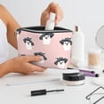 thumbnail image 6 of Makeup Bag - Funny cute lami llama hat Cosmetic Bag Portable Travel Toiletry Bag for Women Small Make Up Organizer Bag Zipper Pouch Travel Essentials, 6 of 8
