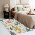 thumbnail image 4 of Cartoon Dinosaur Carpet,4x5 Area Rug, Non Slip Low Pile Soft Machine Washable, Cute Dinosaur Area Rugs, Cartoon Animal Rugs for Bedroom Living Room Rug 8i&-75, 4 of 7
